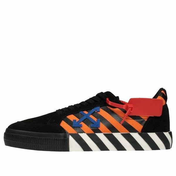 Off-White 象牙色 メンズ スニーカー  【Off-White Vulc Sneaker \u0027Black Orange\u0027 OMIA085R20C210181930】  大きさ US_6(24.0糎)
