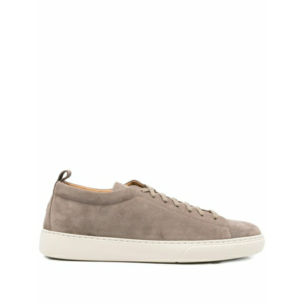 ヘンダーソン・ブラッコ メンズ スニーカー シューズ Suede lace-up sneakers Grey