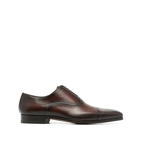 マグナーニ メンズ 御召しものシューズ シューズ Caoba distressed oxford shoes Brown