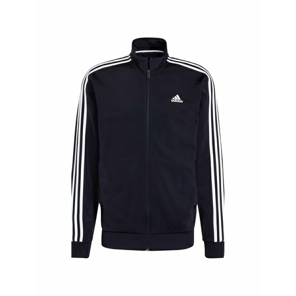 アディダス メンズ 上衣＆上衣 アウター 3-stripes track jacket Black