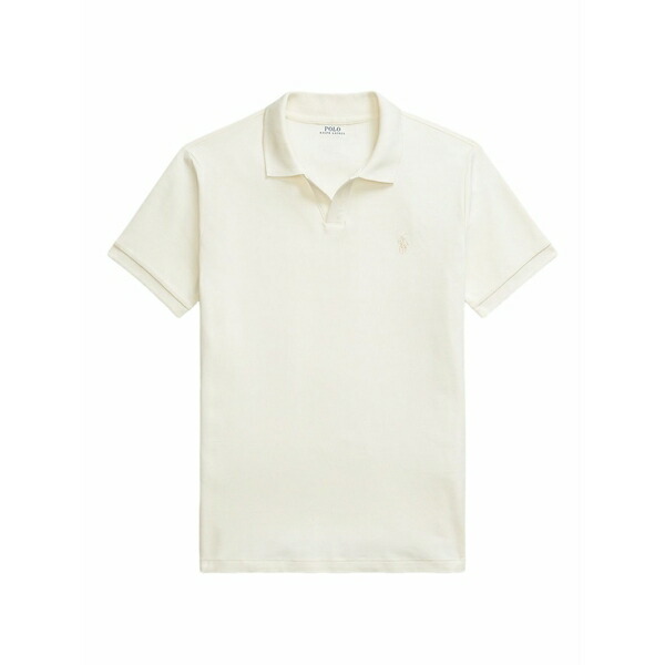 ラルフローレン メンズ スポーツシャツ トップス Cotton polo shirt  White ポロシャツ-メンズファッション-トップス