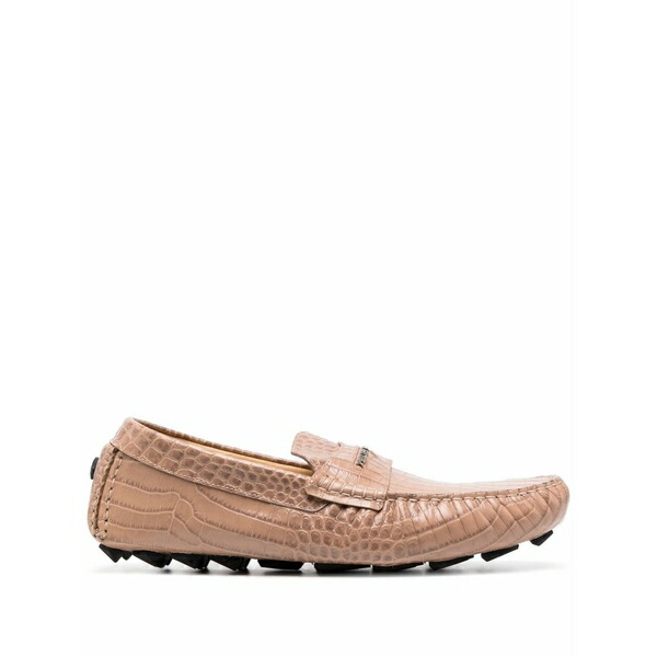 フィリップ飾り気の無い メンズ スリッポン・ローファー シューズ Leather moccasins Neutrals