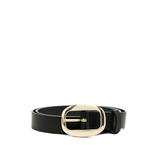 イザ呼びりん マラン レディース 三尺帯 付属物 Oval buckle belt Black