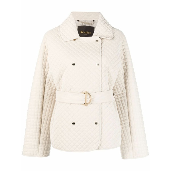 ムーレー レディース 上衣＆上衣 アウター Double-breasted quilted jacket Neutrals