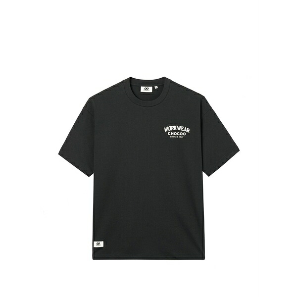 チョコレート メンズ Tシャツ トップス Logo-print t-shirt Black|asty