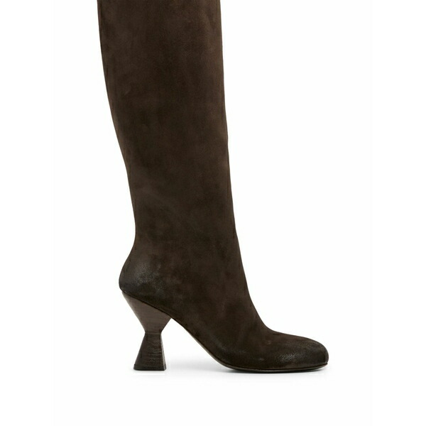 マーシャル レディース ブーツ シューズ Zampetta knee-high suede boots Brown|asty