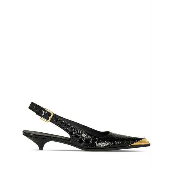エトロ レディース パンプス シューズ Crocodile-embossed pumps Black