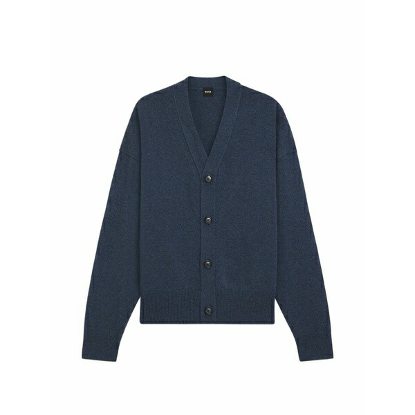 主任者 メンズ ジレー アウター Ucone v-neck button-up cardigan Blue