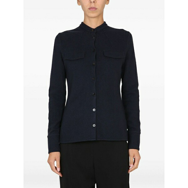 ジル・サンダー レディース シャツ トップス Pocket-details button-down shirt Blue｜asty 106,040円