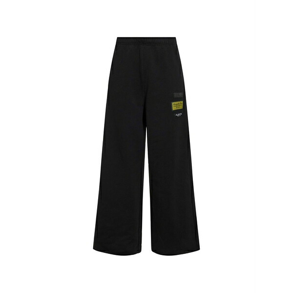 マルタンマルジェラ メンズ カジュアルパンツ ボトムス Elasticated patch pocket trousers Black｜asty