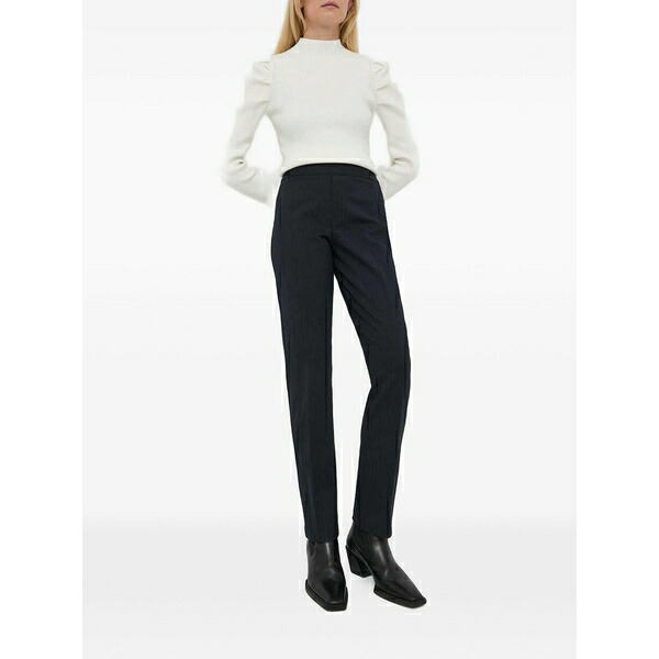 スパンク レディース 心地好いズボン下 ボトムス Welt-pockets trousers Blue