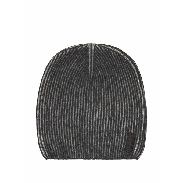 ムーレー メンズ かぶり笠 佩び物 Knitted beanie hat Grey