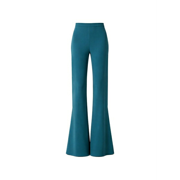 ツイン仕掛ける レディース 心地好いズボン下 ボトムス Logo-detail flared trousers Blue