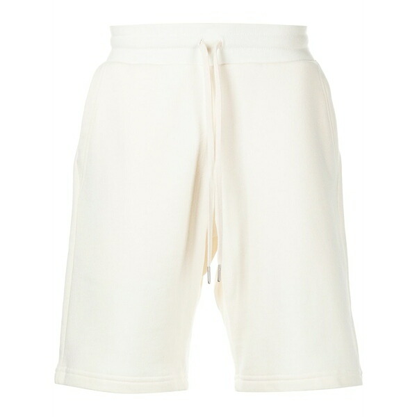 ジョン・エリオット メンズ 心地好いズボン下 ボトムス Drawstring straight-leg shorts White