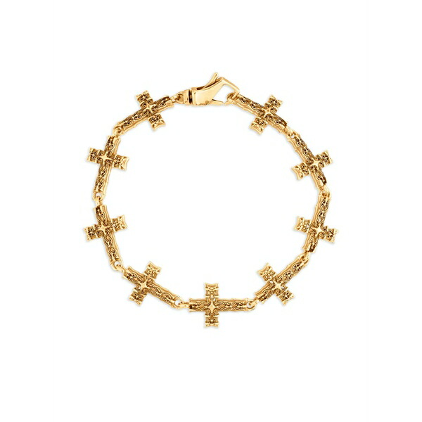 エマニュエレ ビコッキ メンズ ブレスレット・バングル・アンクレット 佩び物 Notre-dame cross bracelet Gold