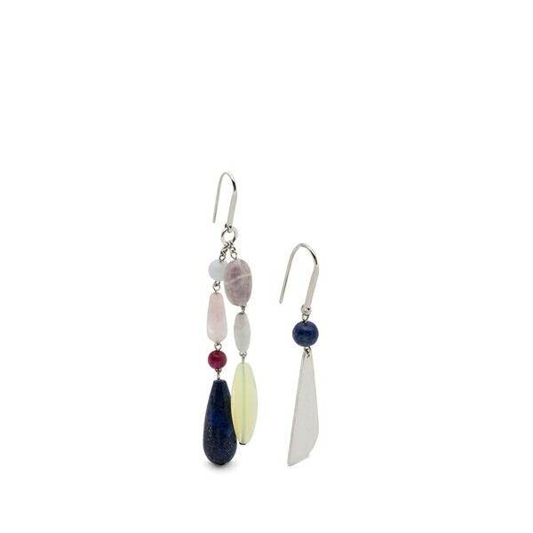 イザベル マラン レディース ピアス＆イヤリング アクセサリー Mahi beaded drop earrings Silver｜asty