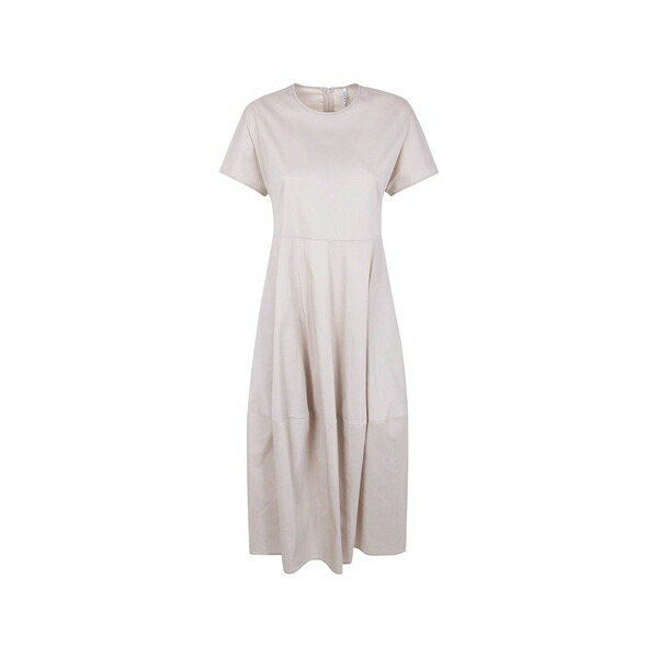 リビアナコンティ レディース ワンピース トップス Panelled crew-neck dress Neutrals｜asty