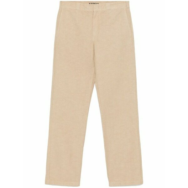 アスペジ メンズ 心地好いズボン下 ボトムス Straight-leg chinos Neutrals
