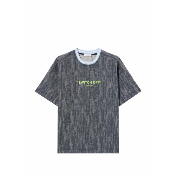 象牙色 メンズ プルオーバー トップス Ss_switch off arrow t-shirt Grey