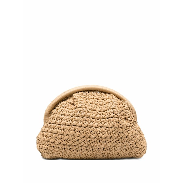 イレブンティ レディース クラッチペダル御徒面子 御徒面子 Woven clutch bag Neutrals