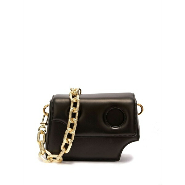 象牙色 レディース ショルダーバッグ 御徒面子 Logo-print shoulder bag Black