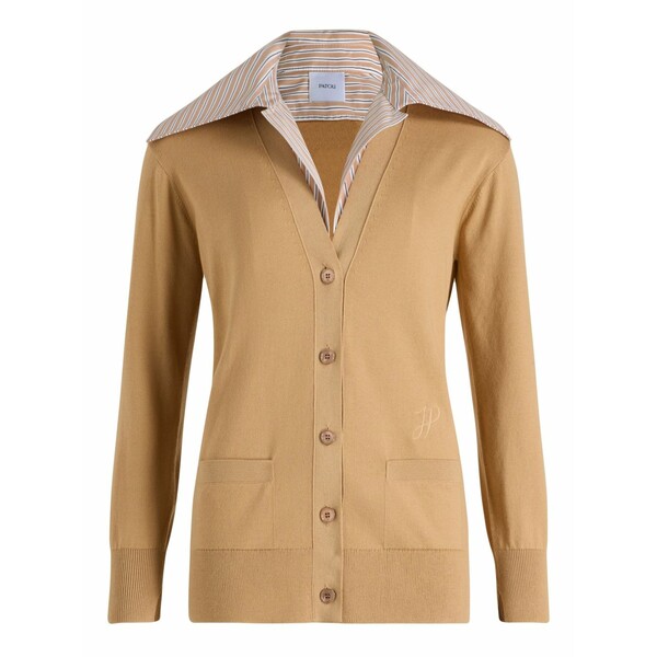 ジャンパトゥ レディース ジレー アウター Trompe l\u0027oeil cotton cardigan Neutrals
