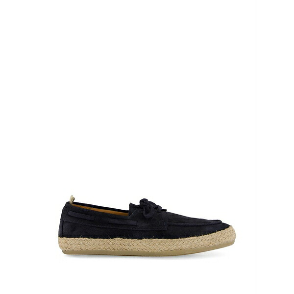 オフィチーネ 創作的 メンズ サンダル シューズ Bowline suede espadrilles Blue