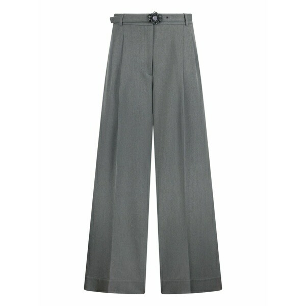 リュージョー レディース 心地好いズボン下 ボトムス Tailored trousers Grey