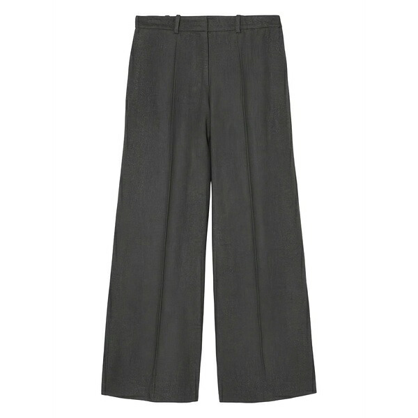 マルコポーロ レディース カジュアルパンツ ボトムス Pressed-crease tailored trousers Grey
