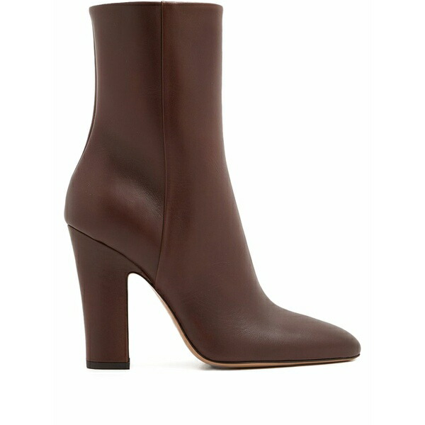 光の都市テキサス州 レディース ブーツ シューズ 100粍 lavinia heel ankle boots Brown