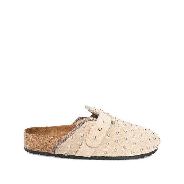 アリゾナラブ レディース サンダル シューズ Joe stud-embellished slip-on mules Neutrals｜asty