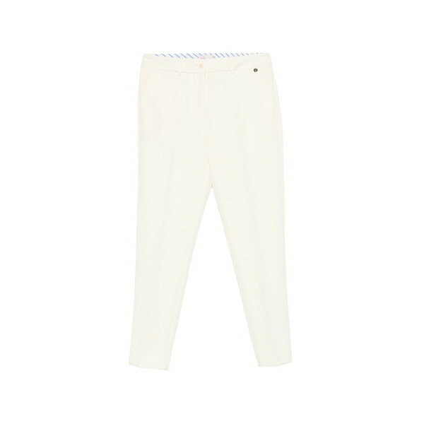 リュージョー レディース 心地好いズボン下 ボトムス Logo-plaque trousers Neutrals