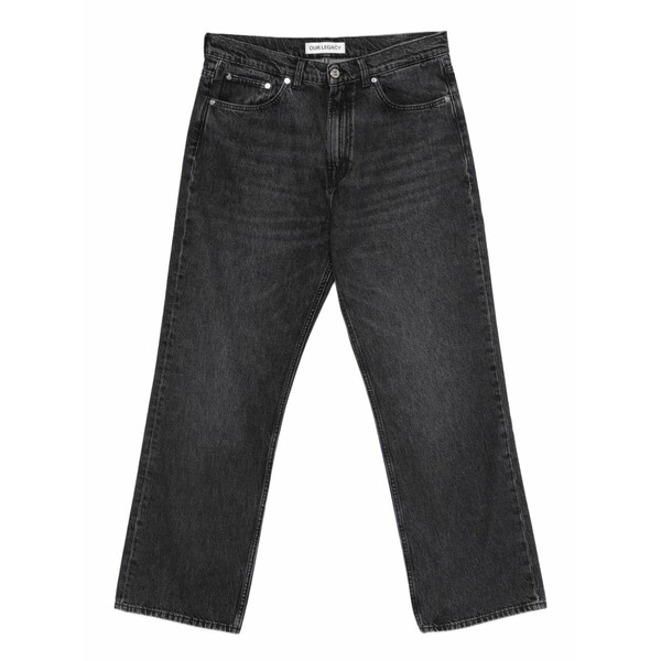 アワーレガシー メンズ ジーンズズボン下 ボトムス Logo-patch jeans Black