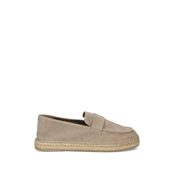 カルバンクライン メンズ サンダル シューズ Suede espadrilles Neutrals