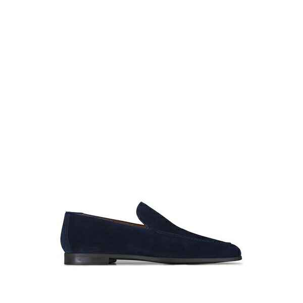 マグナーニ メンズ スリッポン・ローファー シューズ Suede casual loafers Blue｜asty