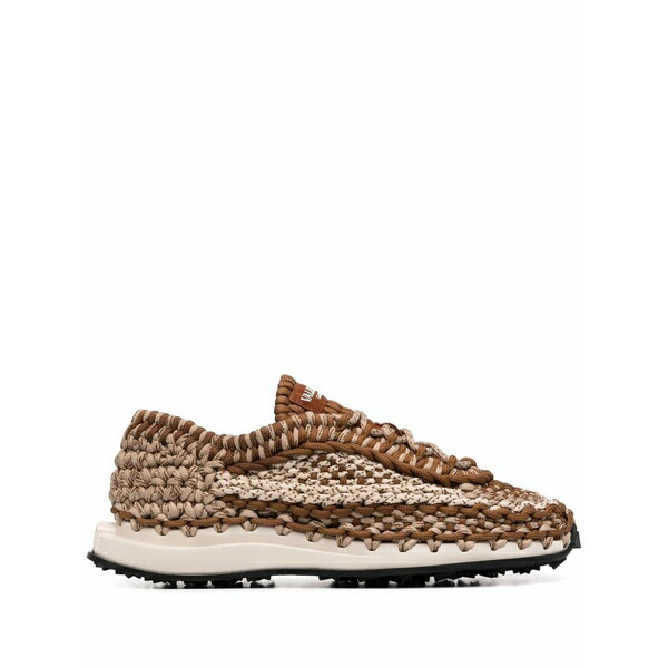 ヴァレンティノ ガラヴァーニ メンズ スニーカー シューズ Crochet low-top sneakers Brown