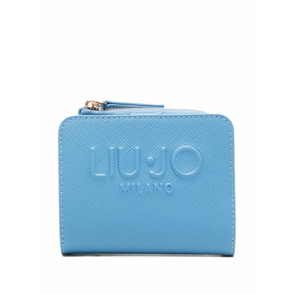 リュージョー レディース 紙入れ 付属品 Embossed wallet Blue