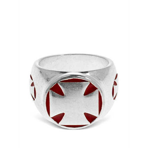 ヴェトモン メンズ 輪っか 佩び物 Cross ring Silver