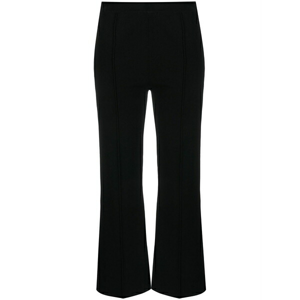 行動論理 レディース プルオーバー トップス Flared knitted trousers Black