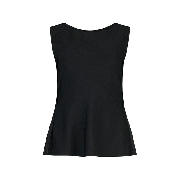 リュージョー レディース Tシャツ トップス Cut-out top Black｜asty