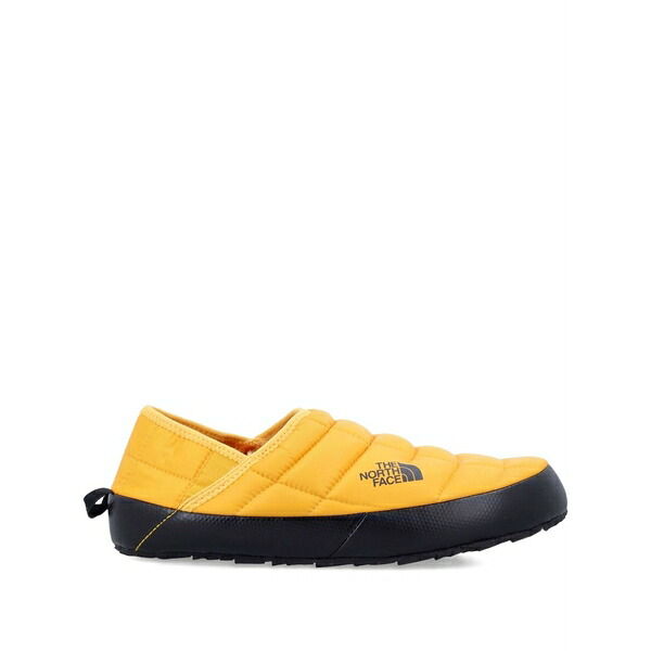 北の方人間の顔 メンズ スニーカー シューズ Thermoball v traction slip-on sneakers Yellow