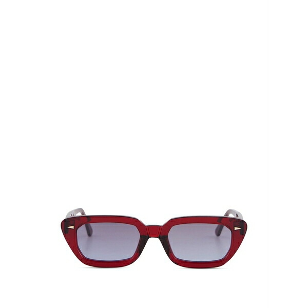 アレム レディース 黒眼鏡＆アイウェア 付属物 Square-frame sunglasses Red