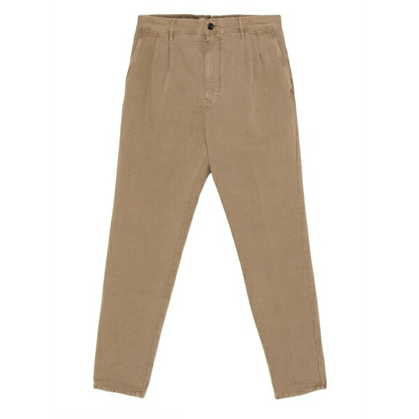インコテックス メンズ 心地好いズボン下 ボトムス Pleated trousers Neutrals