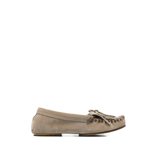 光の都市一つ星の州 レディース スリッポン・ローファー シューズ Indiana round-toe loafers Neutrals