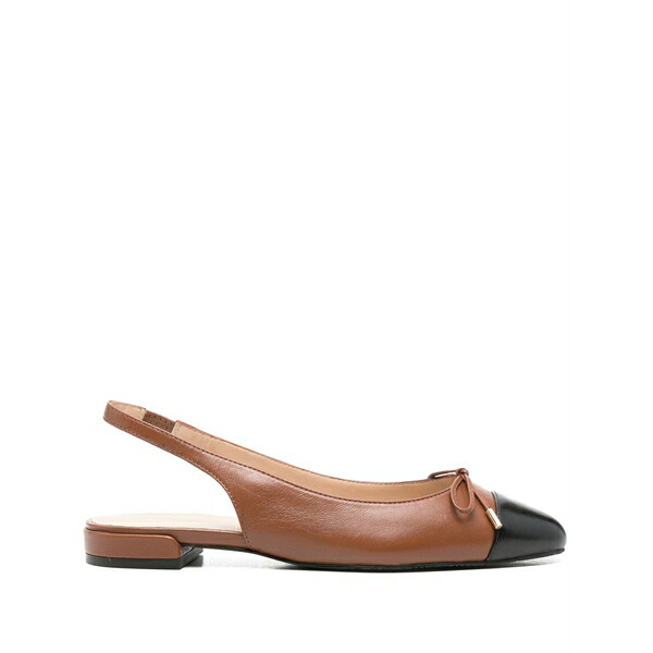スチュアート ワイツマン レディース サンダル シューズ Sleek bow ballet flats Brown
