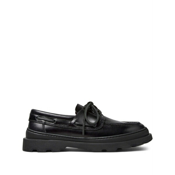 カンペール レディース スリッポン・ローファー シューズ Brutus leather lace-up loafers Black