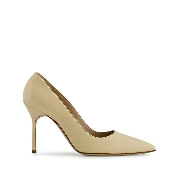 マノロブラニク レディース パンプス シューズ 105粍 leather pumps Neutrals