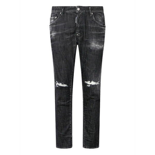 ディースクエアード メンズ カジュアルパンツ ボトムス Wash skater jeans Grey|asty