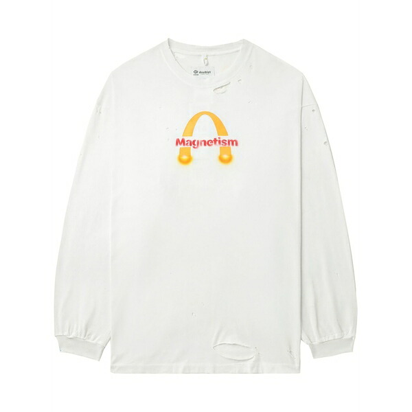 ダブレット メンズ プルオーバー トップス Graphic-print t-shirt White