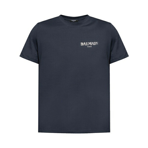 バルマン メンズ プルオーバー トップス Logo-print t-shirt  Blue